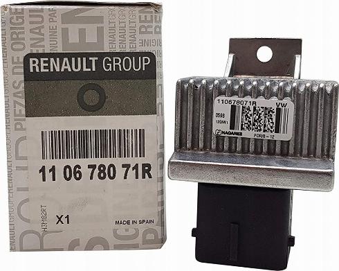RENAULT 110678071R - реле свечей накала! 12V\ Renault Duster 1.4-2.2HDi/dCi 03> www.biturbo.by