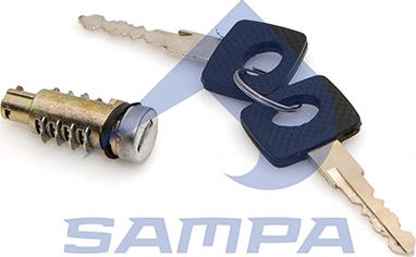 Sampa 204.121 - Личинка КАМАЗ-5490 MERCEDES Atego,Actros,Sprinter VW LT замка двери передней с ключом SAMPA www.biturbo.by
