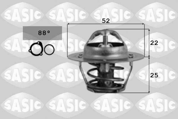 Sasic 9000185 - Термостат охлаждающей жидкости / корпус www.biturbo.by
