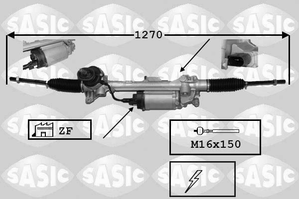 Sasic 7176043 - Рулевой механизм, рейка www.biturbo.by