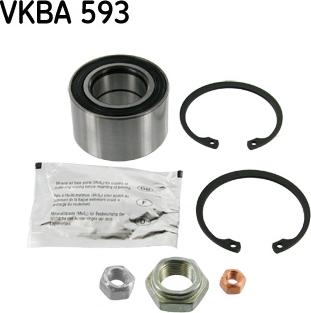 SKF VKBA 593 - Комплект подшипника ступицы колеса www.biturbo.by