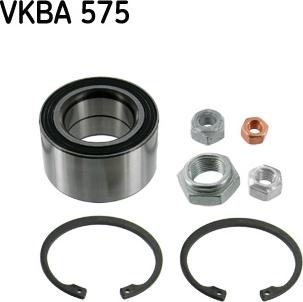 SKF VKBA 575 - Комплект подшипника ступицы колеса www.biturbo.by