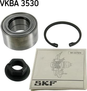 SKF VKBA 3530 - Комплект подшипника ступицы колеса www.biturbo.by