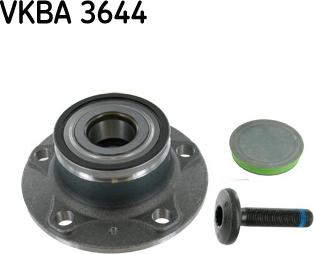 SKF VKBA 3644 - Комплект подшипника ступицы колеса www.biturbo.by