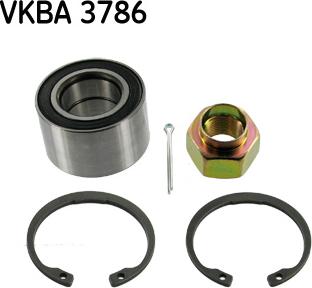 SKF VKBA 3786 - Комплект подшипника ступицы колеса www.biturbo.by