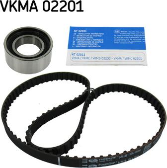 SKF VKMA 02201 - Комплект зубчатого ремня ГРМ www.biturbo.by