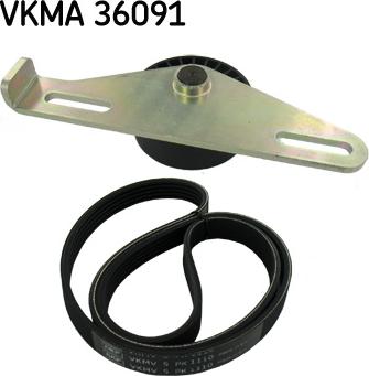 SKF VKMA 36091 - Поликлиновый ременный комплект www.biturbo.by
