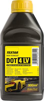 Textar 95006100 - DOT 4 LV 0.5 л жидкость тормозная для автомобилей 260 C ISO 4925 Class 6 www.biturbo.by