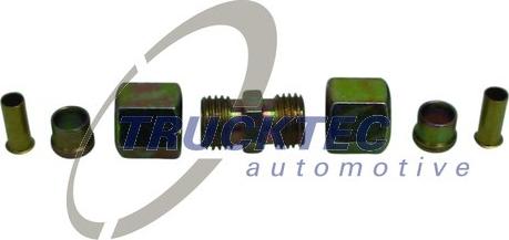 Trucktec Automotive 83.04.012 - 83.04.012_соединитель резьб.прямой D12x1.5-D12x1.5!мс2втулк.опорн.d9.2гайки.2врезн..1штуцер-MB www.biturbo.by