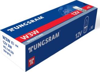Tungsram 93103625 - TUNGSRAM лампа W3W 12V миниатюрная 3 W2,1x9,5d 504 уп.B10 10/200 93103625/GE 27887 (уп.10шт) TUNGSRA www.biturbo.by