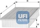 UFI 30.958.00 - Воздушный фильтр, двигатель www.biturbo.by