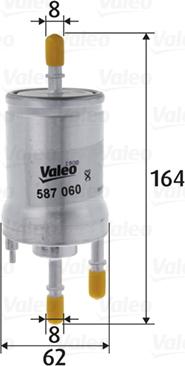 Valeo 587060 - Топливный фильтр www.biturbo.by