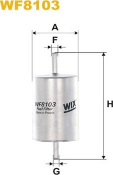 WIX Filters WF8103 - Топливный фильтр www.biturbo.by