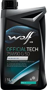 Wolf 8304101 - 2306/1 OfficialTech 75W-90 G50 1 л трансмиссионное масло MIL-L-2105 VW 501.50 (G50), API GL 4+ www.biturbo.by