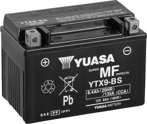 Yuasa YTX9BS - Стартерная аккумуляторная батарея, АКБ www.biturbo.by