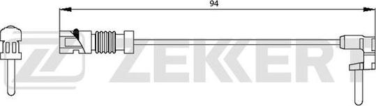 Zekkert BS-8003 - Сигнализатор, износ тормозных колодок www.biturbo.by