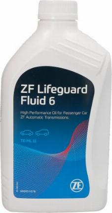 ZF S671.090.255 - жидкость АКПП! 1л\ ZF Life guardFluid 6 www.biturbo.by
