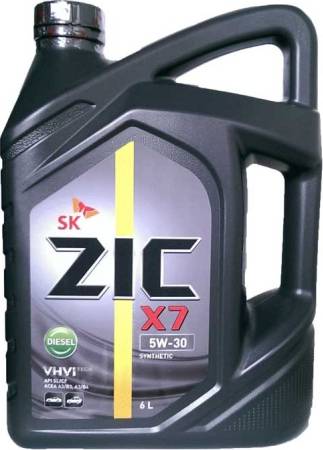 ZIC 162610 - ZIC X7 DIESEL 5W30 (4L) масло мот.! синт.\API SL/CF,ACEA A3/B3,A3/B4,MB 229.3,VW 502/505,GM-LL-A-025 www.biturbo.by