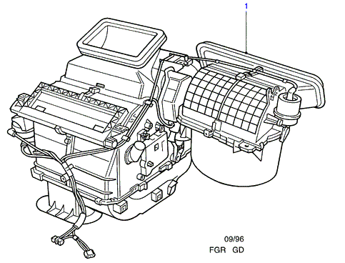 ERA 665045 - резистор мотора вентилятора отопителя салона!\ Ford Cougar/Focus/Mondeo/Transit 93> www.biturbo.by